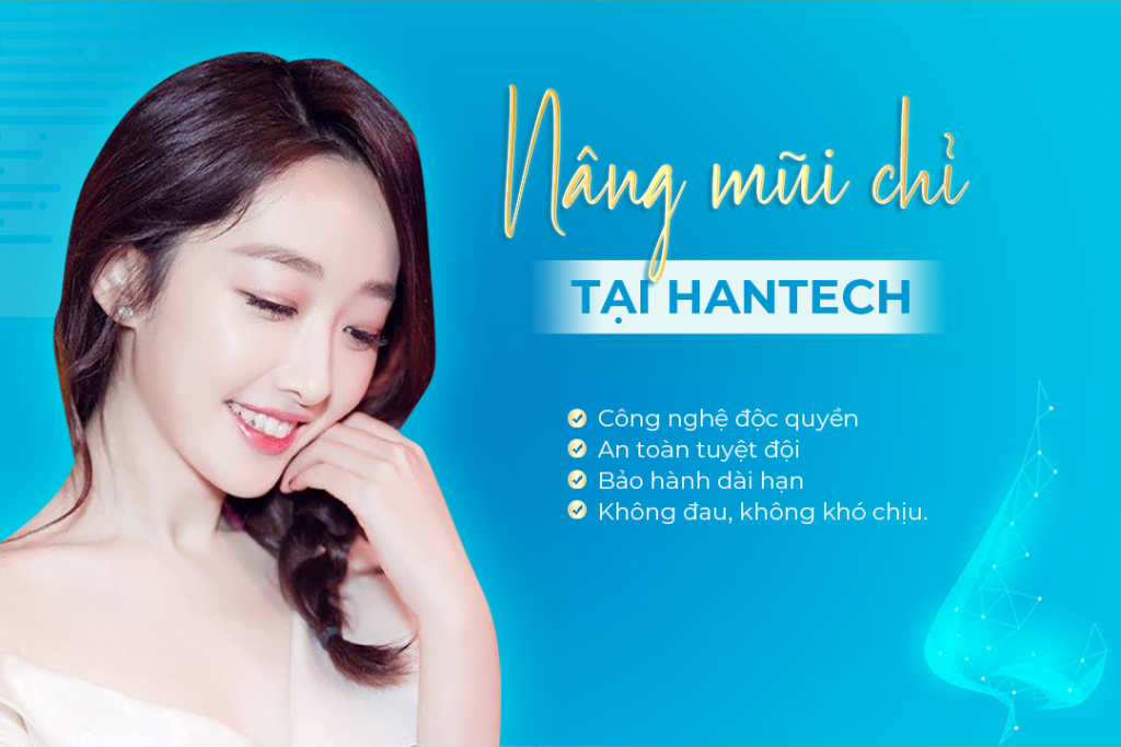 Nâng mũi chỉ collagen tại HanTech